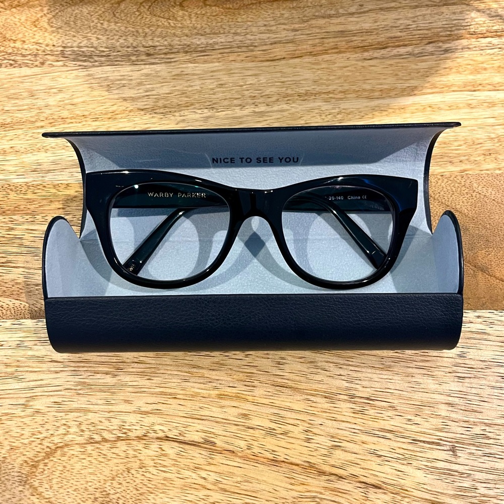 EUC Warby Parker “Ella” readers, +1.25, with blue light filter